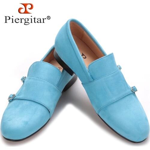 Piergitar 2020 men velvet shoe with velvet Hasp Party and Banquet men casual shoes British style men fashion loafers Plus size