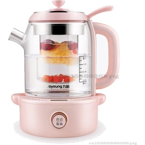 1.2L Health Pot Full Automatic Thickening Glass Electric Teapot Multi-function Make Porridge and Soup Electric Boiling Pot