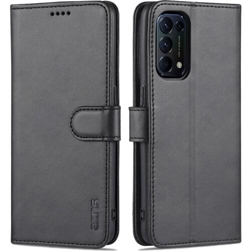 Luxury Wallet Leather Cover Cases For OPPO Reno5 K Case Phone Cover Stand Card Pocket Cases For OPPO Reno 5 Funda