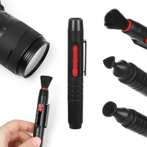 Camera Lens Cleaning Pen For Canon Nikon Sony DSLR SLR DV Reusable Portable Dust Cleaner Brush Retractable Cleaning Brush