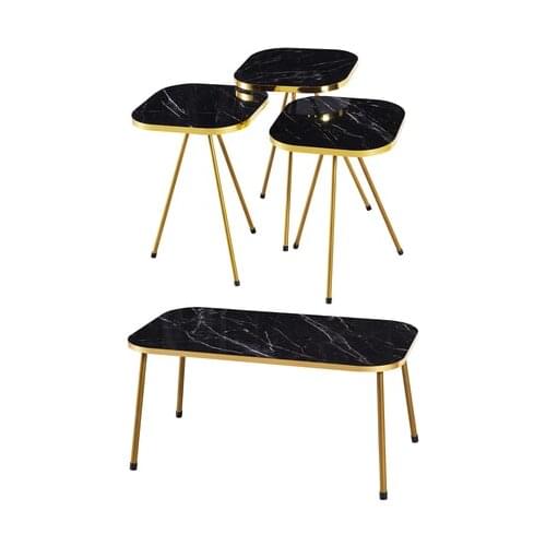 Modern Zigon coffee table And Medium Tripod Kombin Set Gold Bendir 3200 coffee tables table basse furniture living room table