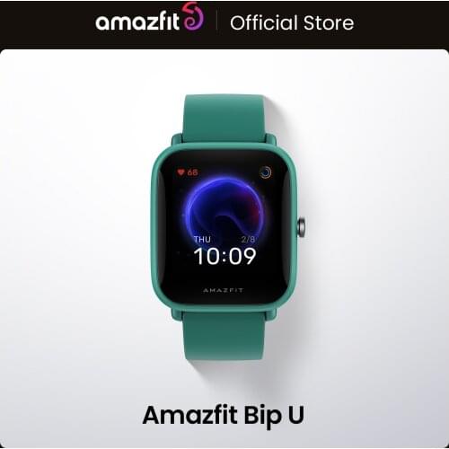 New Amazfit Bip U Smartwatch Color Display GLONASS Sleep Monitoring 5ATM Water Resistant Smart Watch For Android iOS Phone