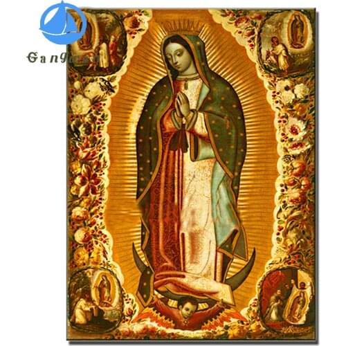 Guadalupe pattern Full Diamond Embroidery Catholicism religious icon Diamond Painting sale mosaic Living Room decor Cross stitch