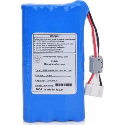 High Quality For Fukuda 8/HRY-4/3AFD Battery | Replacement For Fukuda FX-7402 ECG EKG Vital Signs Monitor Battery