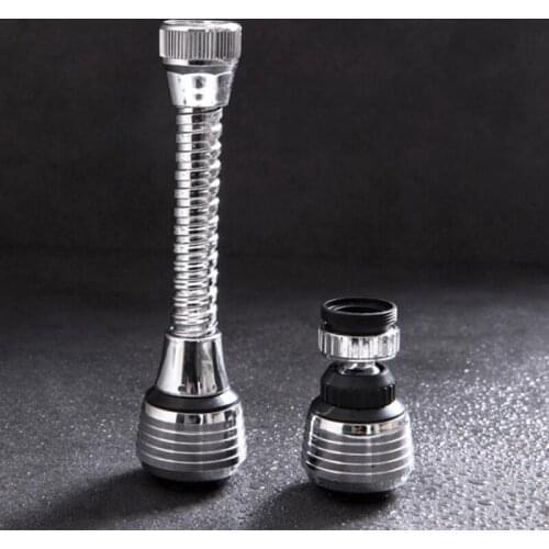 1 Pcs 360 Degree Adjustable Kitchen Bathroom Faucet Aerator 2 Modes Water Diffuser Water Saving Nozzle Faucet Bubbler 2 Sizes