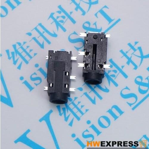 10 PCS 3.5 PJ 381 5 Foot Patch Piece Headset Environmental Temperature Resistance With Right Two 3 2 Welded HW-EJCK Connector