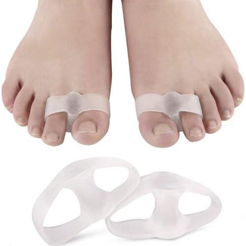 5 Pairs Silicone Double Ring Hallux Valgus Toe Separator For Big Toe Orthopedic Corrector And Thumb Valgus Isolator