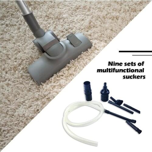 9pcs/set Vacuum Suction Head Work Exquisite Practical Computer Keyboards Car Interiors Cleaning Tool Necessary Outdoor Gadgets