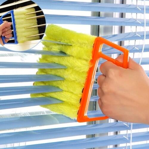 Microfibre Venetian Blind Cleaner Brush Air Conditioner Duster Cleaner Household Home Tools Window Cleaning Brush
