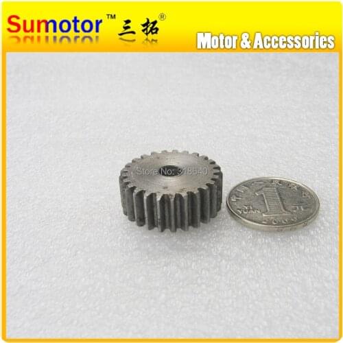 Spur Gear 1M 25T 25 Teeth Mod 1 Width 10mm Bore not large than 6.3mm Right teeth 45# steel CNC robot gear rack transmission