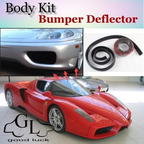 Bumper Lip Deflector Lips For Ferrari Enzo Front Spoiler Skirt Car Scratch Proof Adhesive Strip / Body Kit / Strip
