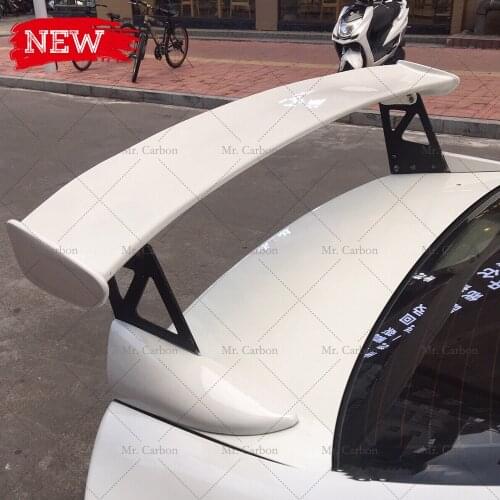 FOR CIVIC FD2 TYPE R K20A MUGEN-STYLE CARBON FIBER GLASS GT SPOILER TRIM BODY KIT TUNING PART FOR FD2 FRP TRUNK WING LIP RACING