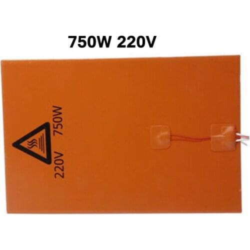 Home Silicone Heater Tools Spare Replacement Parts Orange Pad Silica Gel Heater Pad 200mm*300mm New Arrival