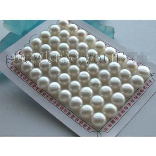 Vente chaude nouveau-lustre En Gros 27 paires Vritable Naturel 11mm blanc Perle Boucles D'oreilles! Noble style Naturel Fine jew