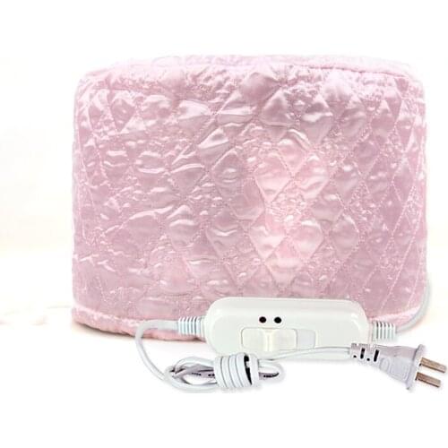 Hot Selling Electric Heating Cap Dye Hair Cap For Hair Coloring Constant Dual Temperature Bonnet Hair Care Evaporation Hat Pink