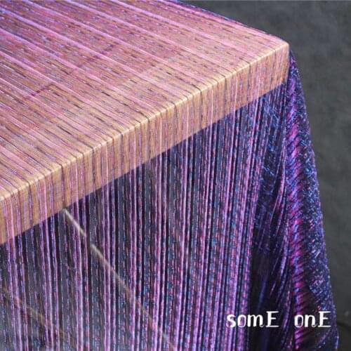 50x135cm New Tulle Crepe Fabric Coquettish violet DIY Stage Clothes Party Doll Decor Dress Fabric Lace mesh Designer Fabric