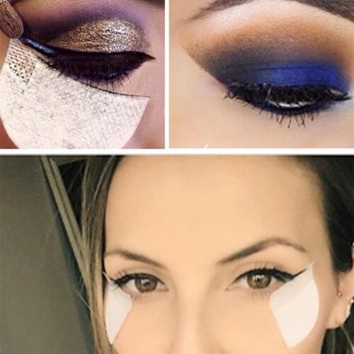 Dropshipping Disposable Eye Patches Eyelash Extensions Pads Eyeliner Shield Protect For Make Up SMJ