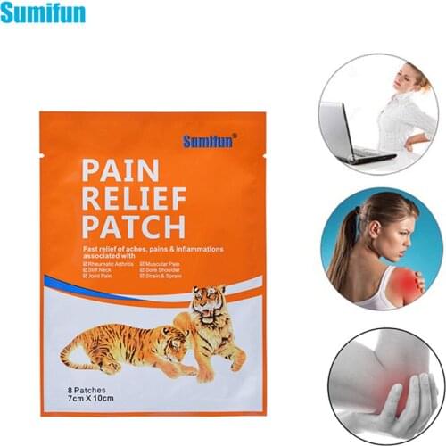 56pcs/lot Pain Relif Plaster Tiger Chinese Patch Arthritis Reliever Medical Neck Muscle Massager Orthopedic Plaster Body Massage