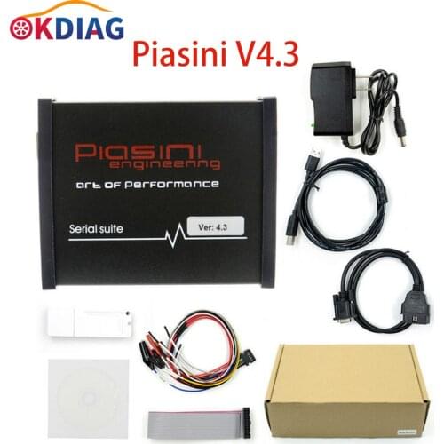 Newest Serial Suite Piasini Engineering V4.3 Master Version With USB Dongle Cars OBD2 Master Version ECU Programming Tool