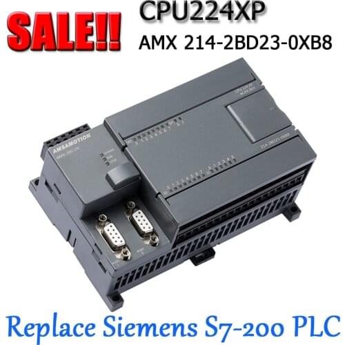 CPU224XP AMX-200 PLC Programmable Controller Relay Output 214-2BD23-0XB8 Compatible S7-200 PLC Amsamotion Factory Direct Sale