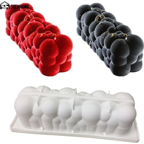 SHENHONG Silicone 3D Cloud Cake Mold For Baking Chocolate Mousse Silicone Mould Decorating Wedding Home Party Parstry Tools