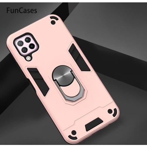 Silicone Car Magnetic Holder Mobile Phone Cases For case Huawei P40 Lite Huawei cellular Nova 6 SE 7i Positivo Silicone Shell