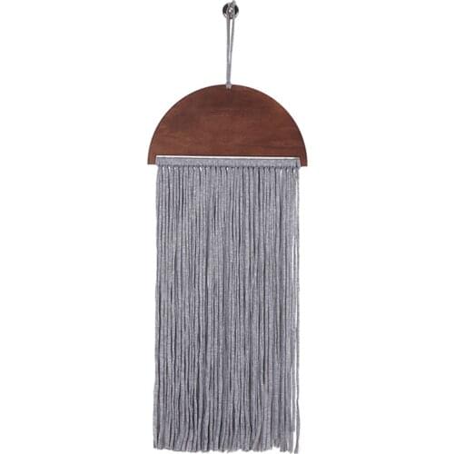 Ornament Craft Hanging Art Living Room Long Tassels Handmade Cotton Blend Wall Tapestry Home Decor Bedroom Gift Macrame Woven