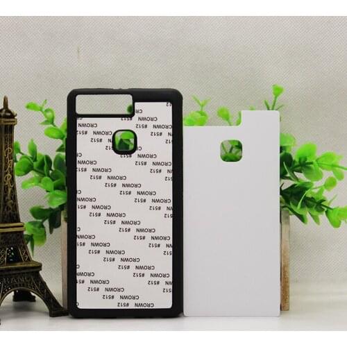 Wtsfwf DIY 2D Sublimation rubber TPU+PC Blank Case for Huawei P9 Plus with Aluminum Inserts and glue 10pcs/lot