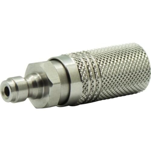 Stainless Steel Paintball Airsoft PCP Charging Hose EXTENDED Quick Coupling Socket