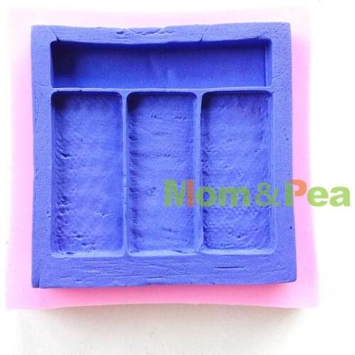 Mom&Pea 0613 Free Shipping Blusher Box Shaped Silicone Mold Cake Decoration Fondant Cake 3D Mold