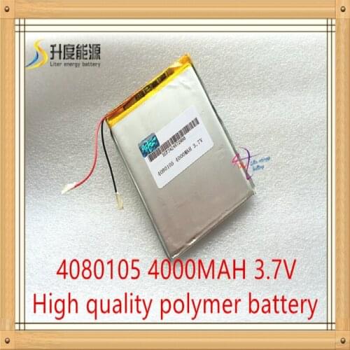 1PCS/Lot Force God 4080105 4000MAH and other flat panel MID general battery accessories freeshipping