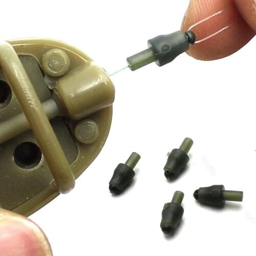 10pcs Carp Fishing Accessories Method Connector for Quick Change of Hooklengths and Feeders Go with In-Line Flat Method Feeders