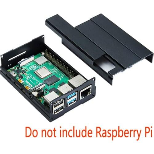 Raspberry pi 4 model b aluminum case, for raspberry pi 4b