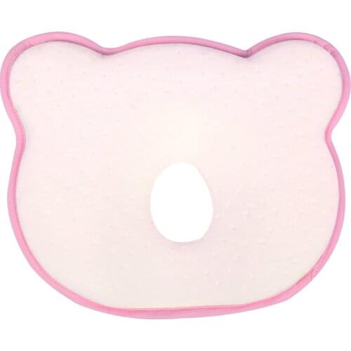 Amboch Pink Baby sleeping pillow memory foam pillow for newborn