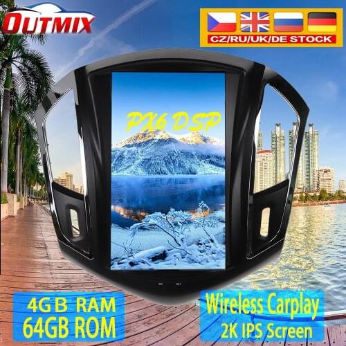 For Chevrolet CRUZE 2013-2015 Tesla Style Android 9.0 4G LTE Car GPS Navigation Stereo Head Unit Multimedia Player Auto Radio HD