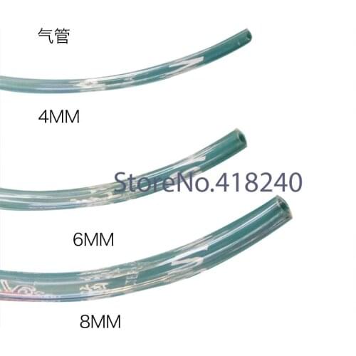 Colorless And Transparent Gold Piece Embroidery Accessories Parts Sequin Embroidered Air Pipe 4MM 6MM 8MM Air Tube