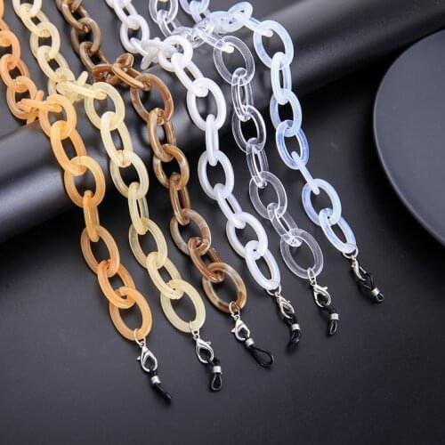 Kissme Multicolor Big Acrylic Link Eyeglasses Chains For Women Sunglasses Masking Chains Hyperbole New Fashion Jewelry Wholesale