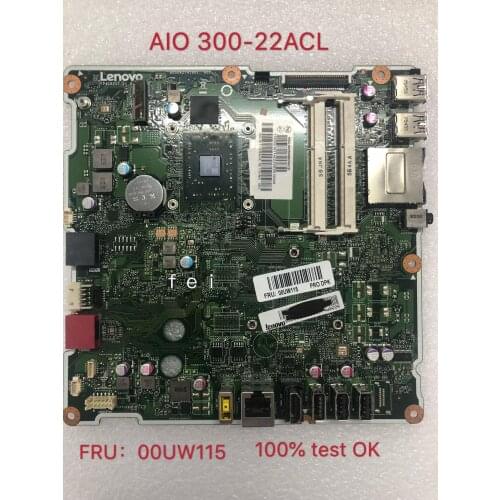 For para Lenovo IdeaCentre 300-22ACL 300-23ACL AIO motherboard A4-7210 DDR3 FP4CRZST. V1.0 mainboard FRU:00UW115 100% test OK