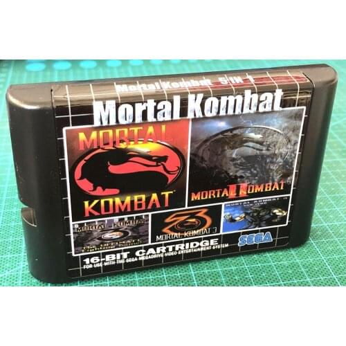 Mortal Kombat 5 in1 For Sega Mega drive 16 bit MD Games Card For Sega Mega Drive For Genesis
