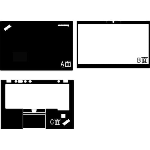 KH Laptop Carbon fiber Leather Sticker Skin Cover Protector for Lenovo Thinkpad X1 Carbon 2013 release 1st generation 14-inch