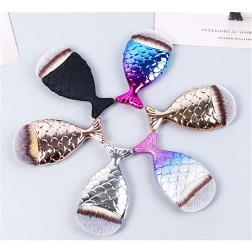Mermaid Makeup Brush Foundation Brush Bb Cream Brush Fishtail Brush Beauty Tools