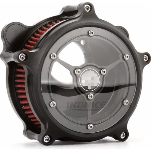 Contrast Cut Black see through Air intakes For harley Classic FLHTC air filter roadking flhr 08-16 ,air filter softail 2016-2017