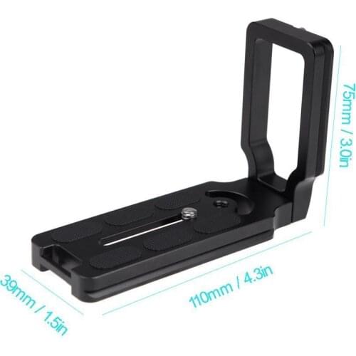 L grip Quick Release Plate Bracket for Arca Swiss E-P3 E-M5 GH4 E-M10 GX7 X-E2