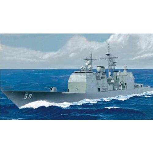Model Boat Building Kits 1:1250 Scale USS PRINCETON CG59 Cruiser Ship Assembly Gift Toys For Kids Children & Adults