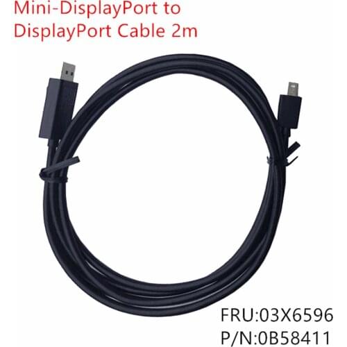 New Orig DP to DP Mini D-Port adapter cable For ThinkPad P50 P70 T460 T560 Yoga 260 X1 Yoga 1st Gen X1 Tablet 2nd Gen 03X6596