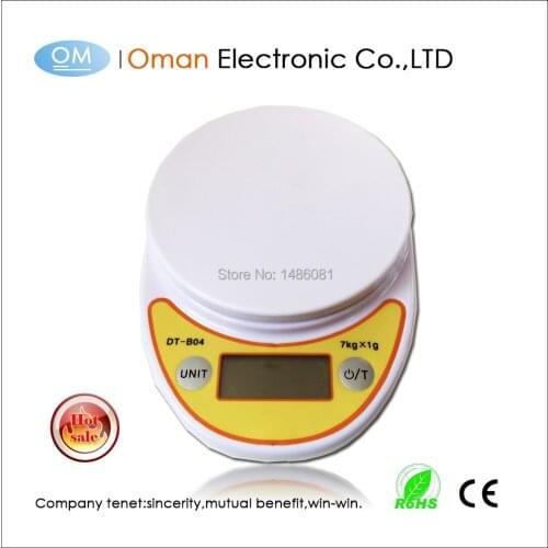 Oman-B004 11lb/5kg Digital Kitchen Food Scale, 0.01oz Resolution, Calibration Supported