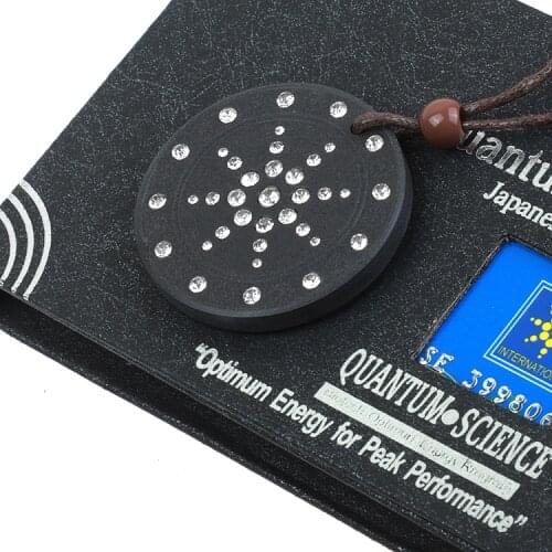 5pcs/lot Anti EMF Radiation Protection Quantum Pendant Energy Necklace Scalar Therapy Sports Women Men Quantum Magnetic Field