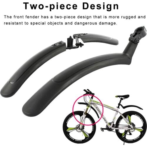 Cycling Bike Plastic MTB Mudguard Quick Release Bike Fenders Road Front Mountain Bike Rear Defender Bicycle Accessories