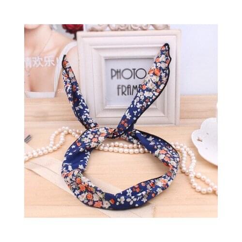 Women Bride Flower Headband Bohemian Rose hair band Crown Hairband headwear Elastic Beach Hair Accessories 2pcs FD02