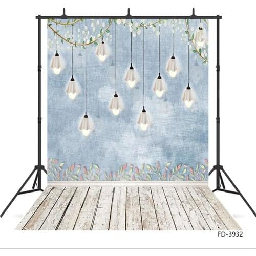 Painting Droplight Leaves Photo Backdrops Custom Photography Background for Lovers Valentines Day Children Birthday Photoshoot
